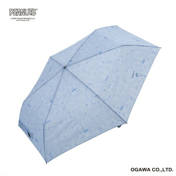 小川｜Ogawa 折りたたみ傘 自動開閉 ジョー・クール PEANUTS ブルーグレー 25LDE-SN-55WJ BGY [雨傘 /55cm]