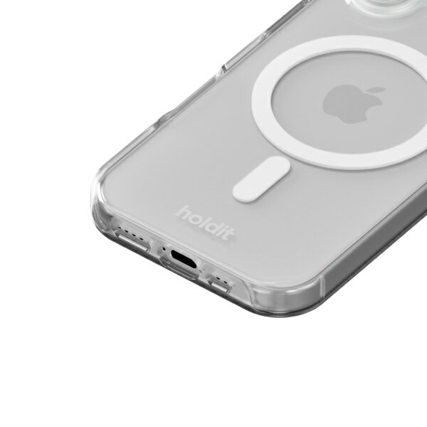 HOLDIT｜ホールディット iPhone 17 MagSafe対応耐衝撃ケース ホワイト/Transparent 2