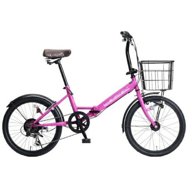 トレーディア｜TRADEA 折りたたみ自転車 MAGNIFCENT ピンク MAGNIFCENT206HD [外装6段 /20インチ]【キャンセル・返品不可】 【代金引換配送不可】