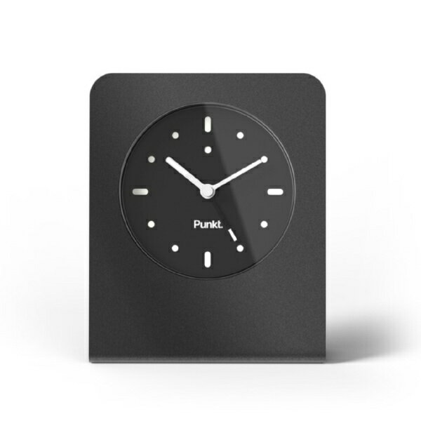 Punkt｜プンクト Punkt 置き時計 アラームクロック ブラック AC02-BK [アナログ]