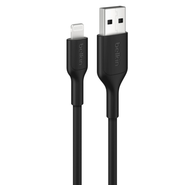 BELKIN｜ベルキン USB-A to Lightning ケーブル 15cm ブラック CAA019fq0MBK
