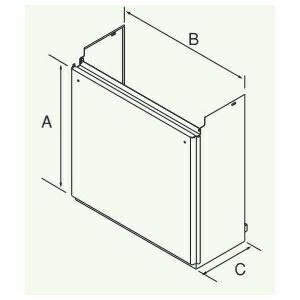 パロマ｜Paloma HCFAK-7 650L SE　配管カバー