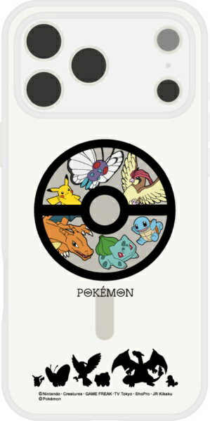 グルマンディーズ｜gourmandise iPhone 17 Pro Max ケース IIIIfit プランプフレーム ポケットモンスター クリア PKE-31CL