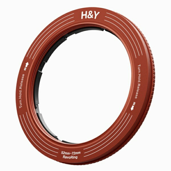 H&Y｜エイチアンドワイ REVORING 52-72mm レッド レッド RS72-R
