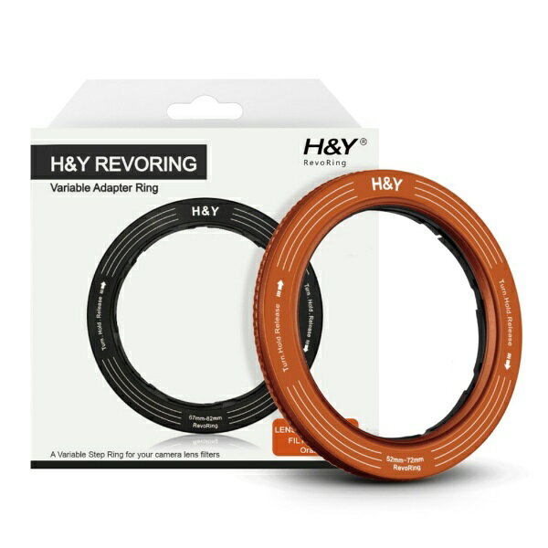 H&Y｜エイチアンドワイ REVORING 52-72mm コーラルオレンジ コーラルオレンジ RS72-O
