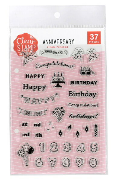 こどものかお｜KODOMO NO KAO クリアスタンプシート　ANNIVERSARY 0980-038