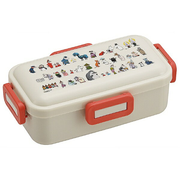 Skater｜スケーター おかずがつぶれにくい ふわっと弁当箱 1段/530ml ムーミン 80周年 PFLB6