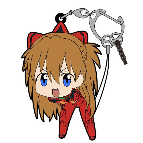 ケ*中様 エヴァンゲリオン アスカ 缶バッジ アクリルキーホルダー