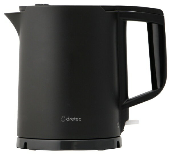 �ɥ�ƥå���dretec �ŵ����ȥ�֥ԥ��ݥåȡ� �֥�å� PO-377BK [0.8L]