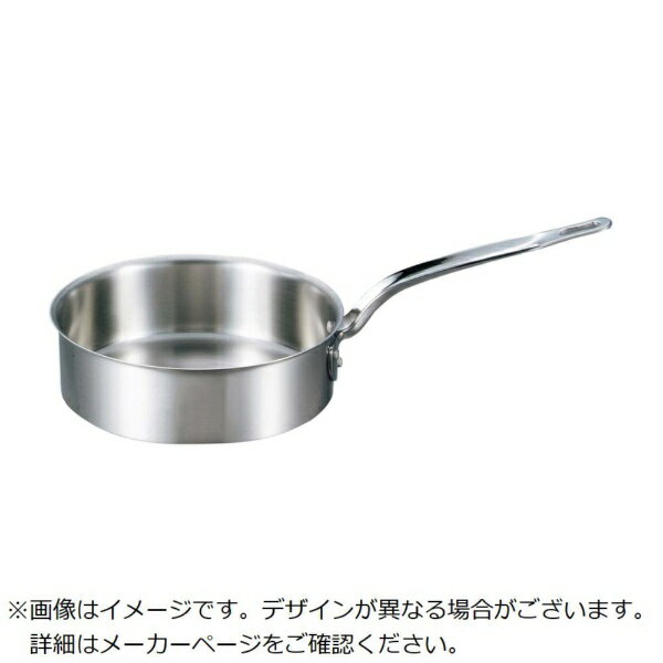 江部松商事｜EBM EBM　ビストロ　三層クラッド　浅型片手鍋　21cm　蓋無 EBM