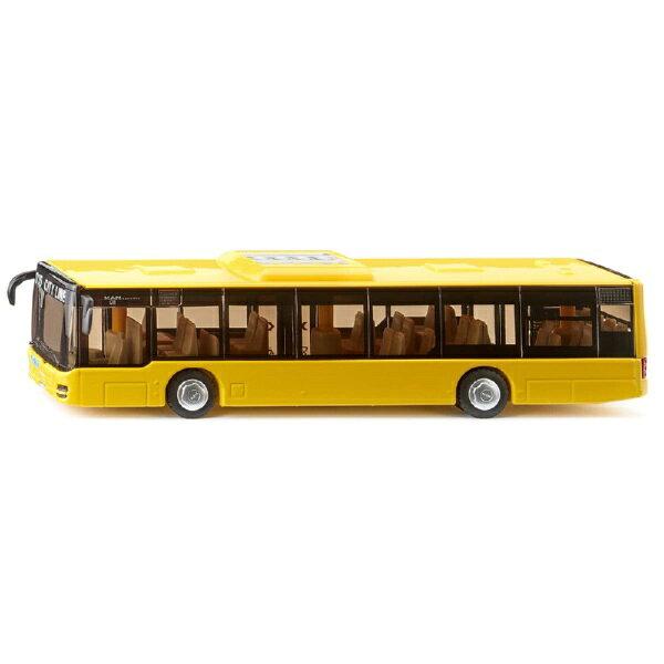 ドイツ生まれのプレミアム・ミニチュアカー1/50スケールで再現された、ドイツのMAN Truck ＆ Bus社が製造する大型バス。フランス、オランダ、ポーランドなどヨーロッパ各地で人々の生活を支えています。ドアやエンジンボンネットは開閉可能。後輪のツインタイヤ、スモークガラスの窓、独立したリアミラー、ルーフのエアコンも細部まで再現されています。ヨーロッパで実際に活躍する車をモチーフにつくられたミニチュア・カーsiku（ジク）シリーズは、形やカラーリングを忠実に再現しながら、多彩なしかけが盛り込まれ、子どもたちの想像力が無限に広がります。ドイツらしい質実剛健の精神で生み出され、ヨーロッパの厳しい安全基準に従ってテストされそのクオリティを維持しつづけています。