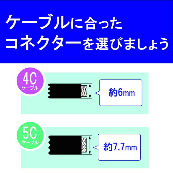 マスプロアンテナ|MASPRO 5C用F型接栓...の紹介画像3