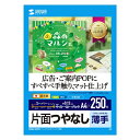 サンワサプライ｜SANWA SUPPLY スーパーファイン用紙 つやなしマット紙 薄手 (A4サイズ・250枚) JP-EM5NA4-250