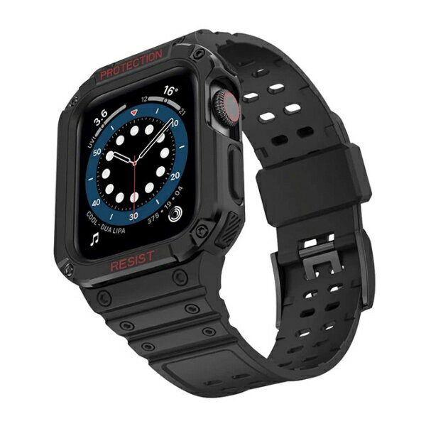 COCO case APPLE WATCH 42/44/45MM ココショックバンド ブラック 1753-424445-BLACK