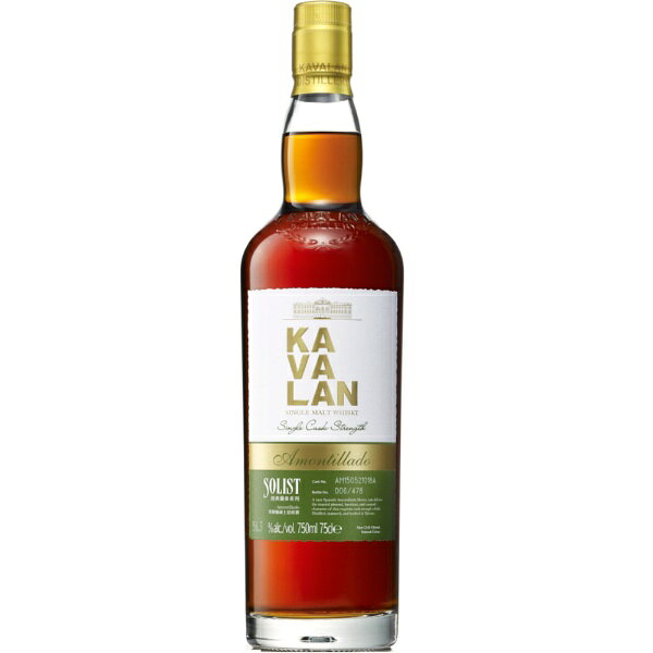 楽天ビック(ビックカメラ×楽天)の【エントリーで最大2万ポイント当たる｜8/23まで】 カバラン｜Kavalan カバラン　ソリスト　アモンティリャード　シェリーカスク　カスクストレングス　750ml【ウイスキー】｜アングル2