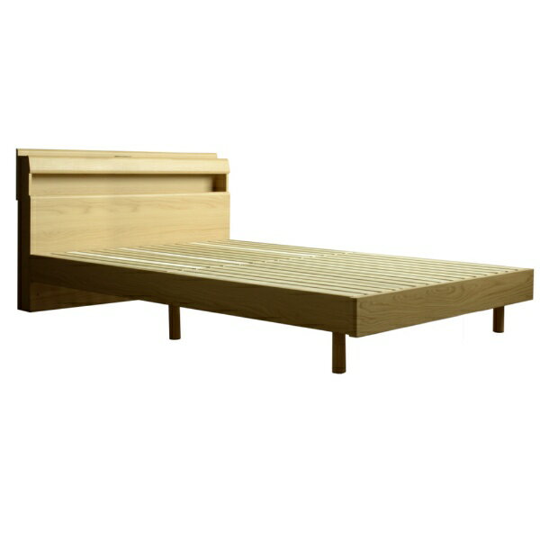 関家具｜SEKI FURNITURE 【フレームのみ】 リキッド3 ナチュラル 475568 [セミダブルサイズ]【キャンセル・返品不可】