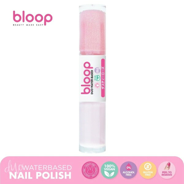 BLOOP デュオ ウォーターベース ネイルポリッシュ BLOOP｜ブループ ダスティーローズ 2