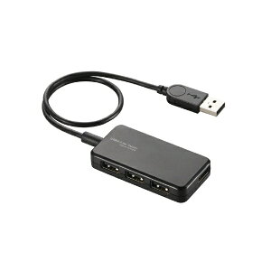 쥳ELECOM U2HS-A402B USBϥ֡Windows֥åȸ ֥å [Хѥ /4ݡ /USB2.0б ][U2HSA402BBK]
