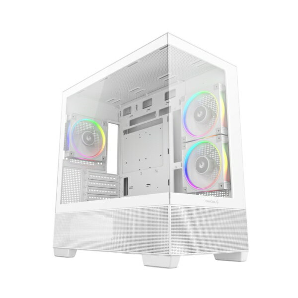 DEEPCOOL｜ディープクール PCケース [Micro ATX /Mini-ITX] CG380 3F WH ホワイト R-CG380-WHAGM3-G