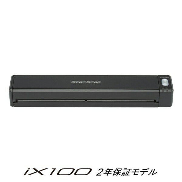 富士通/PFU　FUJITSU FI-IX100A-P スキャナー ScanSnap ブラック [A4サイズ /Wi-Fi／USB][FIIX100AP]