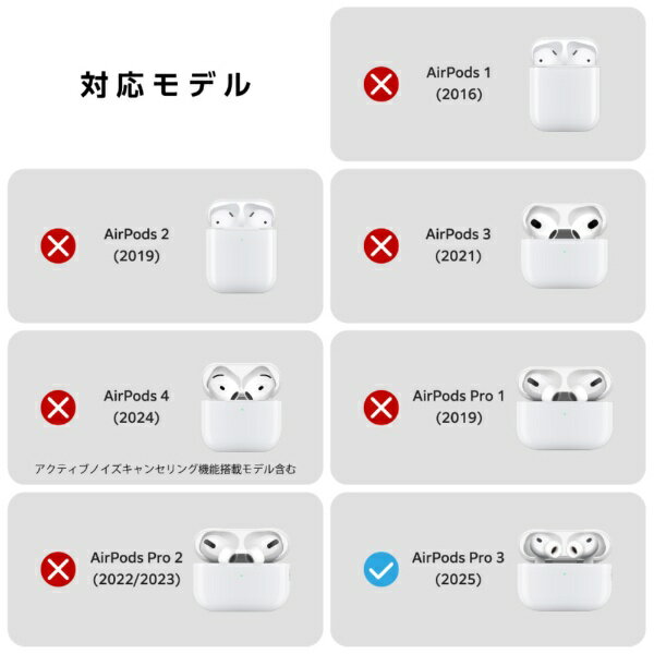 ELECOM�å��쥳�� AirPods Pro 3 �б������� ����С� AVA-AP07ZEROLSV