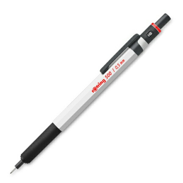 長時間書いても疲れにくい、ミニマルかつ造形美にこだわったデザインのメカニカルペンシルです。