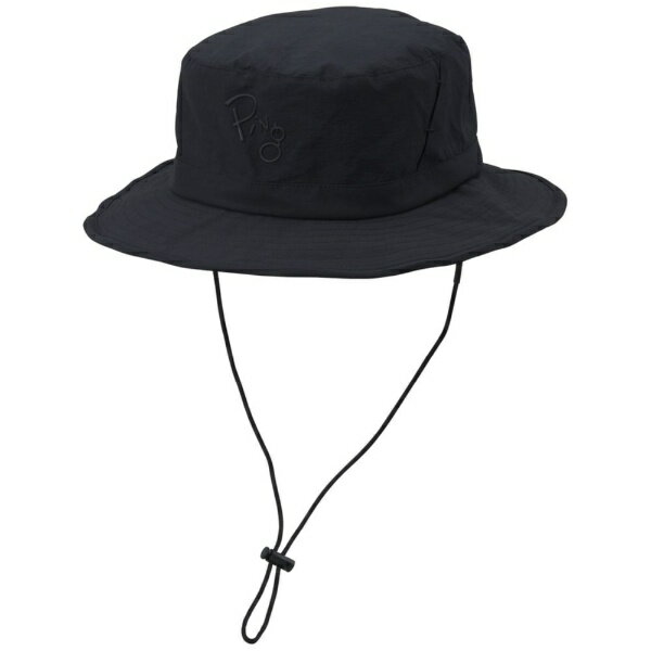 ピン｜PING 男女兼用 HW-U2606 ウォーターリペレントハット ブラック 38997 [ユニセックス /フリーサイズ：57〜59cm]【返品交換不可】