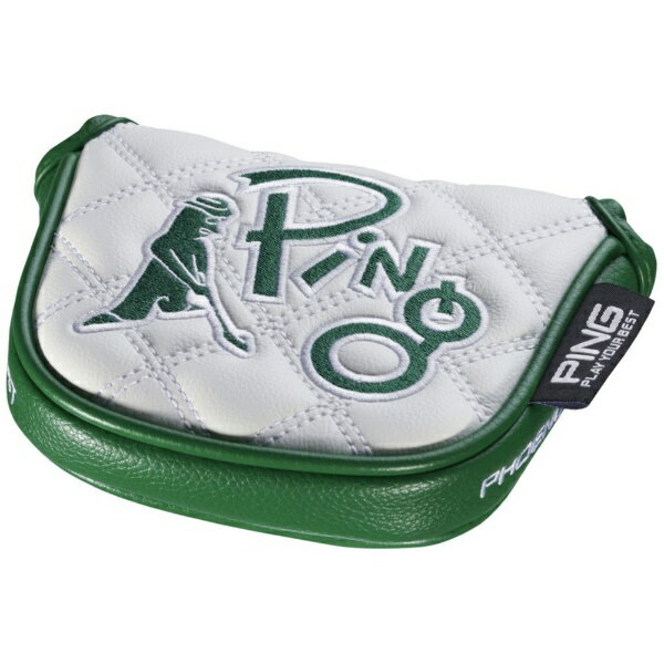 MR.PING × キルティングが目を引くマレット用パターカバーキルティングをベースに、MR.PINGの刺繍を大胆に配置したポップなデザイン。・コンパクトなサイズ感のマチ有り形状。・センターシャフト対応。・しっとりとした手触りの良いPUを使用。