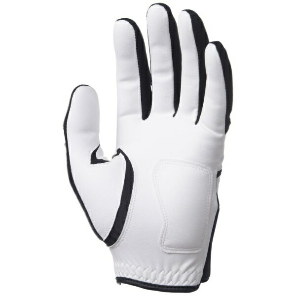 指の長さのお悩みを解決、全方向ストレッチフィットグローブ伸縮性の高いホワイトの合成皮革にブラックのストレッチ素材がアクセントとなるスポーティーデザイン。伸縮性の高い合成皮革とニット素材を特殊パターンで切替えることにより、様々な指長、厚みに対...