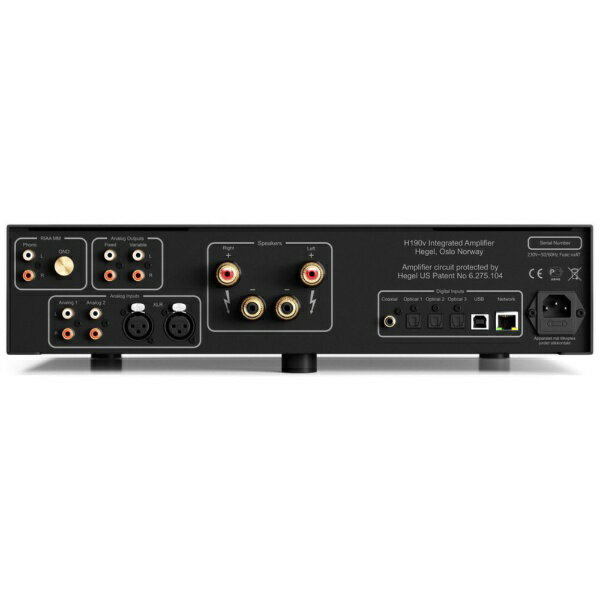 HEGEL�åء����� ����ƥ��졼�ƥåɥ���� More Music BLACK H190v [�ϥ��쥾�б� /DAC��ǽ�б�]