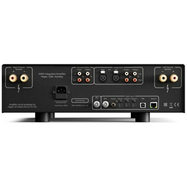 HEGEL�åء����� ���ȥ꡼�ߥ󥰥���ƥ��졼�ƥåɥ���� BLACK H400 [�ϥ��쥾�б� /DAC��ǽ�б�]