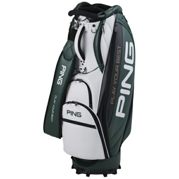 ピン｜PING キャディバッグ CB-U2502 ソフトPU グリーン 38298 [9.5型 /5分割 /約3.2kg]