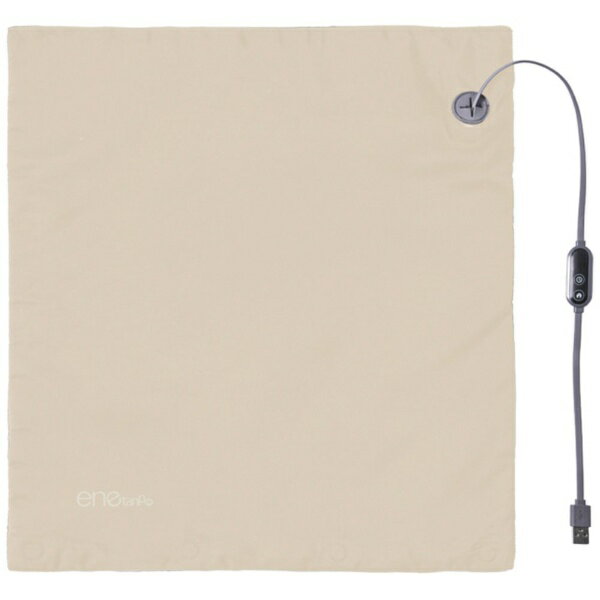 大河商事｜TAIGASHOJI enetanpo USB シートヒーター ベージュ ET-29