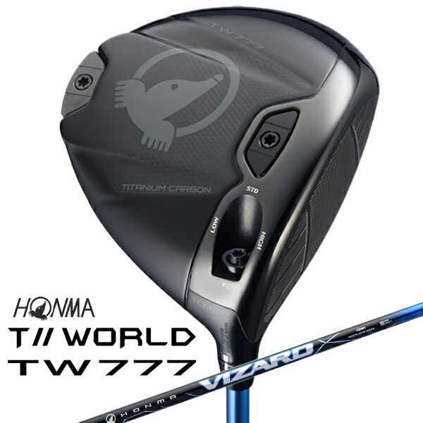 本間ゴルフ｜HONMA GOLF ドライバー T// WORLD 777 ツアーワールド777 TW777 [10.5° /VIZARD BLUE 50S /S /メンズ /右利き用]【2025年11月28日発売予定】発売日以降のお届け