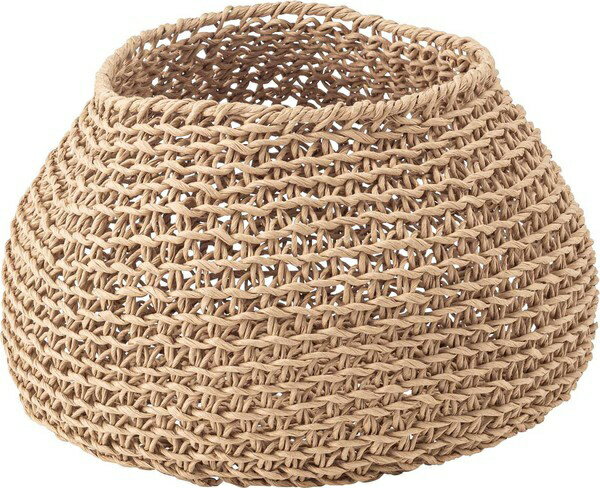 東谷｜AZUMAYA ペーパーコードバスケット（W34×D34×H25cm） ナチュラル