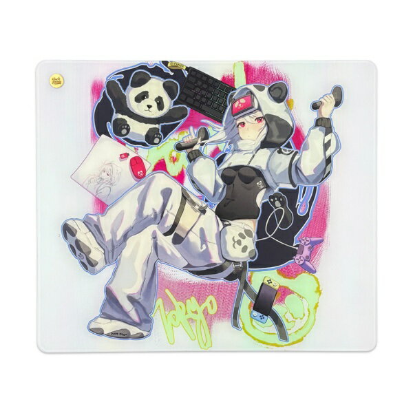 Uncle Panda UP-NODE ガラスマウスパッド Uncle Panda UP-NODE