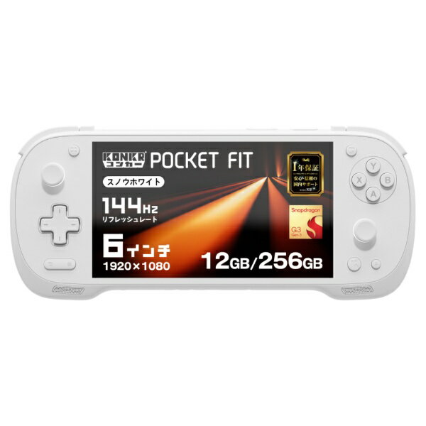 KONKR�å��󥫡� �ݡ����֥륲���ߥ�PC Pocket FIT [6����� /Android14 /RAM��12GB /ROM��256GB] ���Υ��ۥ磻...