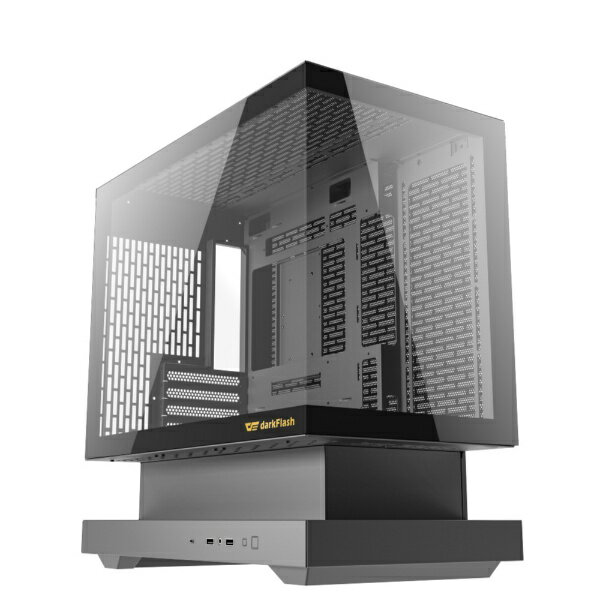 darkFlash｜ダークフラッシュ PCケース [Micro ATX /Mini-ITX] ブラック F1-BLACK