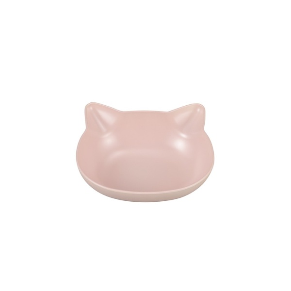 Chinese Tableware - カノー｜Kano catte　ねこ抗菌ボウルL ピンク