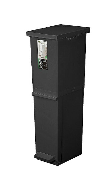 新輝合成｜SHINKIGOSEI ネオカラー分別スリムペダル2段36（ブラック） 02146