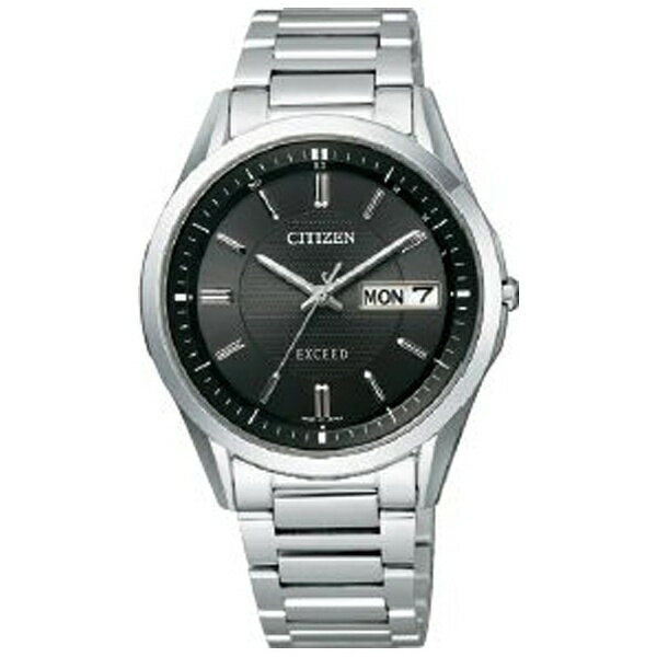 【エントリーで最大2万ポイント当たる｜1/20まで】 CITIZEN｜シチズン ［ソーラー電波時計］エクシード（EXCEED） 「エコ・ドライブ電波時計 デイデイトモデル」 AT6030-51E[AT603051E]