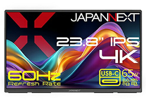 JAPANNEXT｜ジャパンネクスト USB-C接続 モバイルモニター JN-MD-IPS238U-C6 [23.8型 /4K(3840×2160） /ワイド /60Hz]