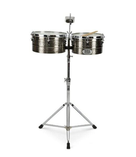 NATAL｜ナタール PERC Classicシリーズ ティンバレス 13in + 14in セット ブラックニッケル NT1314TNIC