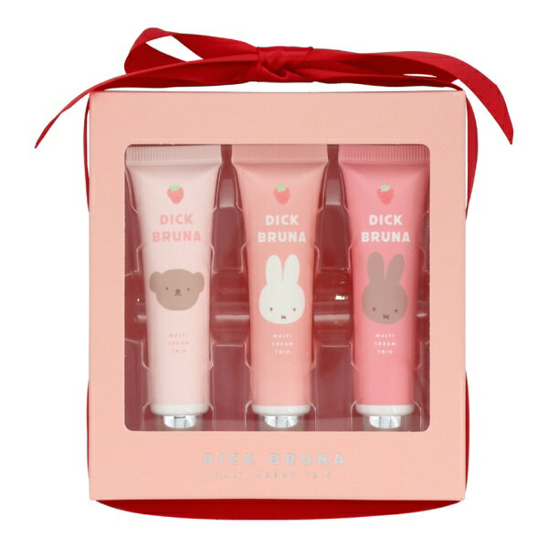 粧美堂｜SHOBIDO ミッフィーマルチクリームトリオ＜いちご＞