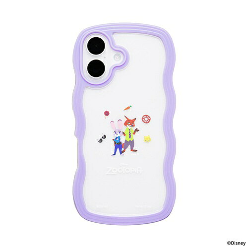 Rakuten - HAMEE｜ハミィ [iPhone 17専用]ディズニーキャラクター うねうねケース ラベンダー/ジュディ＆ニック 661-187177