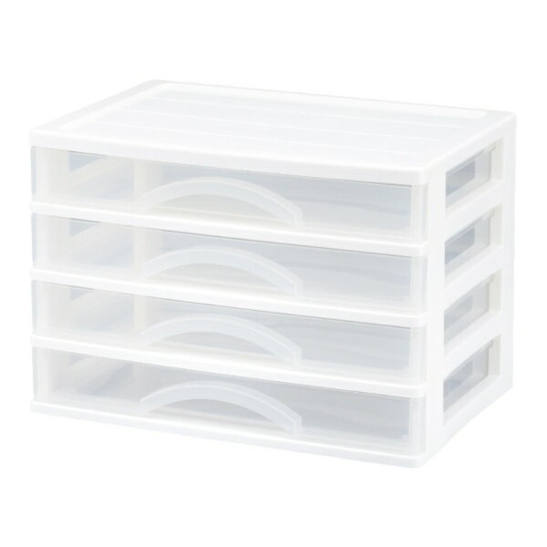 グリーンパル 小物 収納ケース 引き出し 整理 4段 アレージ クリア 181207【キャンセル・返品不可】