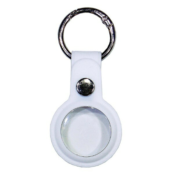 CAPTAIN STAG｜キャプテンスタッグ シリコンキーホルダー窓付き TGK5ローシャルタグ対応 ホワイト YF-1..