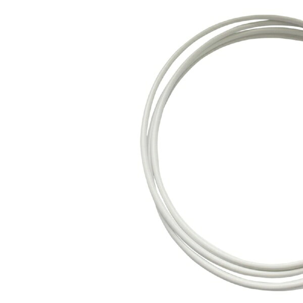 日泉ケーブル｜NISSEN CABLE ステンレスブレーキアウター 5mm×2m ヘッダ付 白 160556