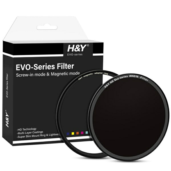 H&Y｜エイチアンドワイ EVO NDフィルター 86mm ND16 EN16-86