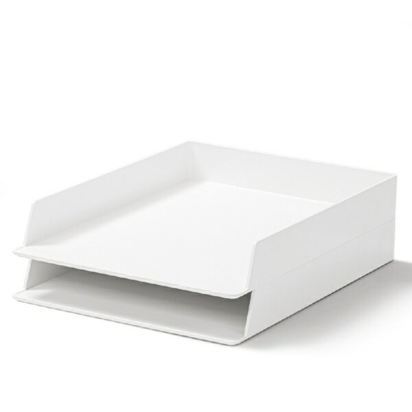 Deli｜デリ レタートレイ nusign(ニューサイン) ホワイト DLI-NFU021WH2S...